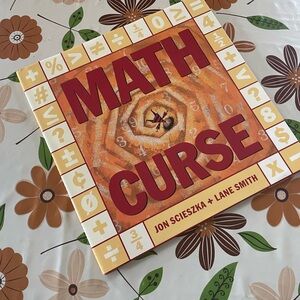 🌻3/$20 Math Curse hardcover book